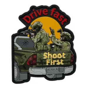 ПВХ патч "DRIVE FAST"