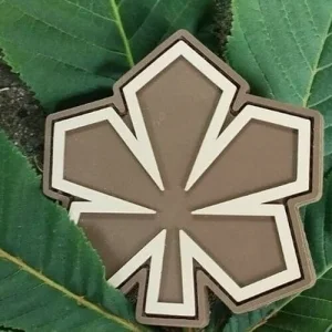Патч Каштан Зелений