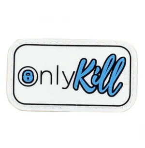ПВХ патч "ONLYKILL" blue