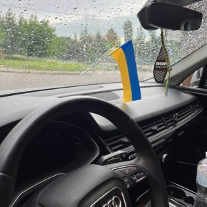 Прапорець в авто на присосці