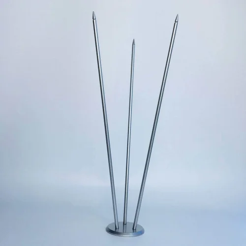 Настільний тримач під 3 прапорці (порошкове фарбування)