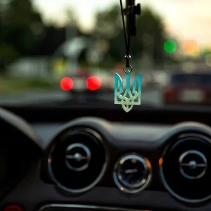 Підвіска в авто Patriot Тризуб України (нічний градієнт)
