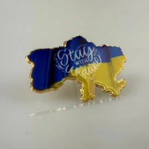 Значок мапа Stay with Ukraine