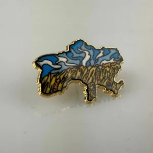 Значок мапа України небо