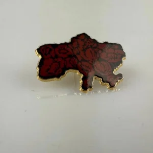 Значок мапа України маки