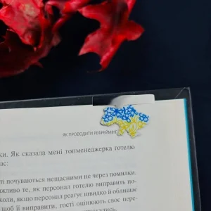 Закладка для планера Мапа Україна квіти