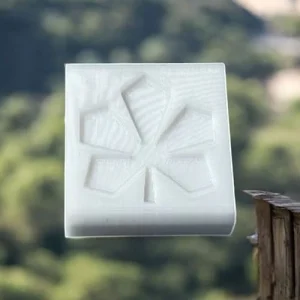 MOLLE Clip Каштан белый