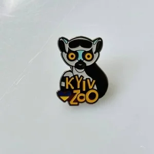 Значок Котячий Лємур КиївЗОО
