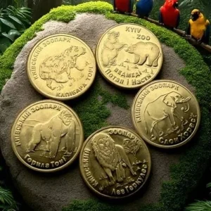 Монета Ведмеді КиївЗОО