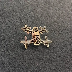 Значок Дрон нікель