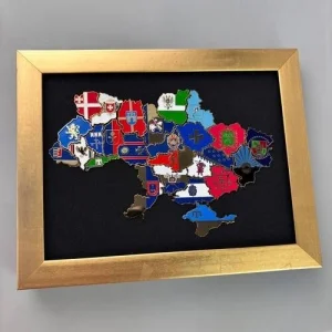 Полный набор значков областей Украины