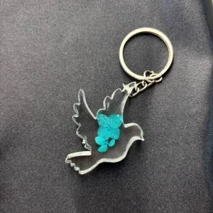 Брелок Голуб квіти