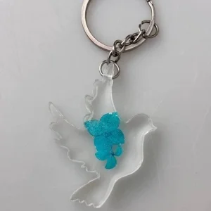 Брелок Голуб квіти