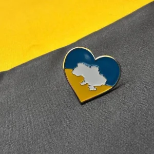 Значок Сердце карта Украины