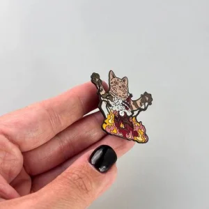 Значок Кот ебашит москву