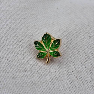 Значок Каштан зелений позолота