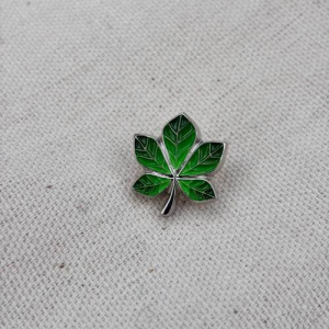 Значок Каштан зелений срібло