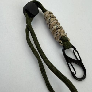 Держатель ключей на пояс зелено-серый