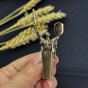 Значок Монумент Родина-Мати позолота