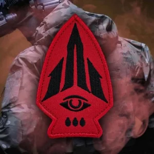 Патч Тризуб (червоний)