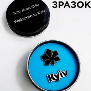 Значок Каштан Жовто-блакитний