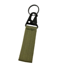 Держатель ключей на пояс с паракорда зеленый