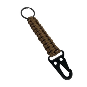 Держатель ключей на пояс с паракорда песочный