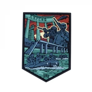 ПВХ Патч (шеврон) "Херсон" синий