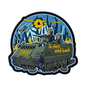 ПВХ патч (шеврон) "Taxi to hell and back"