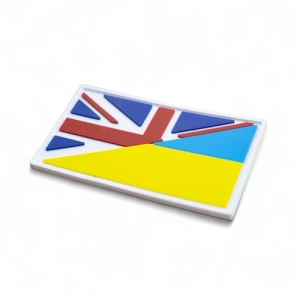 ПВХ патч (шеврон) "Прапор Україна/Британія"