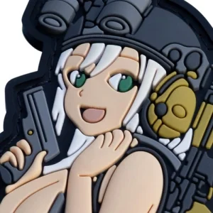 ПВХ Патч (шеврон) "Anime Girl with AK"