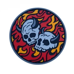 ПВХ Патч (шеврон) "Метка" красный