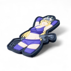 ПВХ Патч (шеврон) "Purple Waifu"