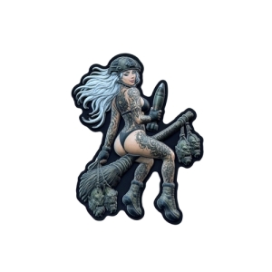 ПВХ Патч (шеврон) “Tactical girl - Witch”