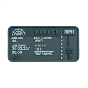 ПВХ Патч (шеврон) "Ticket t the War" Navi