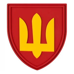 Патч/Шеврон Тризуб красный