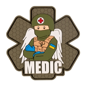 Патч/Шеврон Военный Медик оливковый