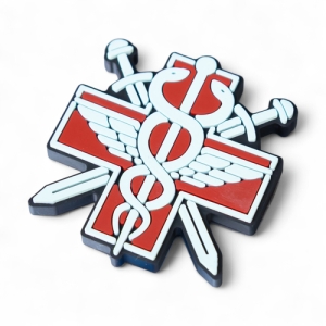 Міні ПВХ патч (шеврон) «Знак бойового медика»