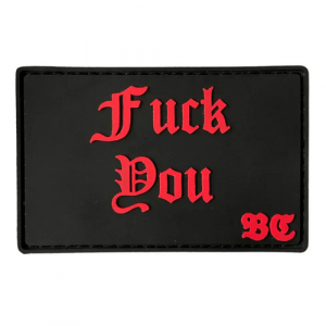 ПВХ патч "FUCK YOU" червоний
