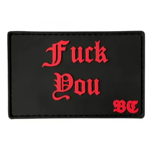 ПВХ патч "FUCK YOU" червоний