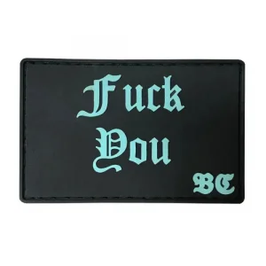 ПВХ Патч "FUCK YOU" тіффані
