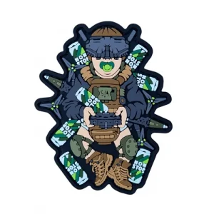 ПВХ Патч "МАЛЮК NONSTOP FPV EDITION" Green