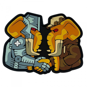 ПВХ патч Слон FM "Брати"