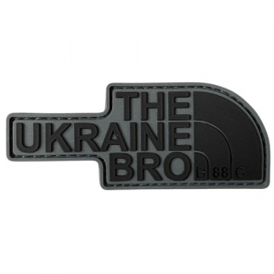 ПВХ патч "The Ukraine Bro" чорний