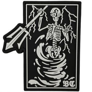 ПВХ Патч "Вихор" чорно-білий