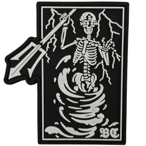 ПВХ Патч "Вихор" черно-белый