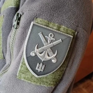 Шеврон 406-та окрема артилерійська бригада морської піхоти імені генерала-хорунжого Олексія Алмазова польовий