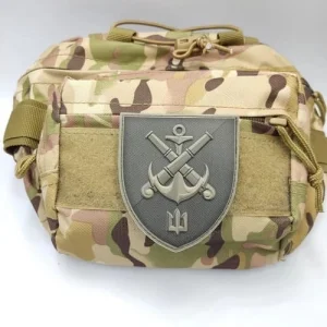 Шеврон 406-та окрема артилерійська бригада морської піхоти імені генерала-хорунжого Олексія Алмазова польовий