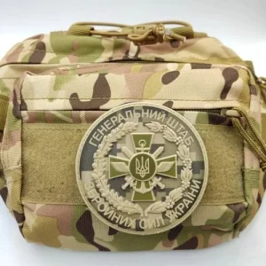 Шеврон Генеральний штаб ЗСУ об'ємний піксель