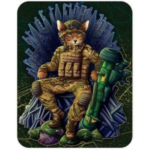 Шеврон Кот на Железном Троне Игра Престолов